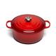 Le Creuset Signature Cocotte Ronde En Fonte Émaillée De 7,25 Litres En Cerise