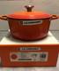 Le Creuset Signature Cocotte En Fonte 5,5 Quart, Orange Flamme Neuf