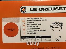 Le Creuset Signature Cocotte en Fonte 5,5 Quart, Orange Flamme NEUF