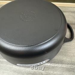Le Creuset Signature Cocotte en Fonte Émaillée Large 6,75 L Noir Mat OB