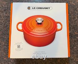 Le Creuset Signature Cocotte en Fonte Émaillée No. 26 Cerise avec Couvercle, 5,5 L