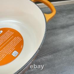 Le Creuset Signature Cocotte en Fonte Émaillée Ronde 4 1/2 qt. Flamme Dorée