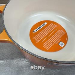 Le Creuset Signature Cocotte en Fonte Émaillée Ronde 4 1/2 qt. Flamme Dorée