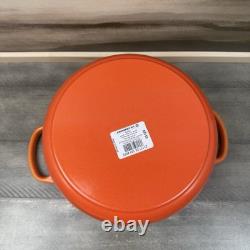 Le Creuset Signature Cocotte en Fonte Émaillée Ronde 4 1/2 qt. Flamme Dorée