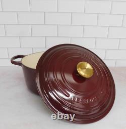 Le Creuset Signature Cocotte en Fonte Ronde de 7,25 Quart, Rhone NEUF