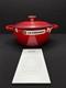 Le Creuset Signature Cocotte Ronde 5,5 Qt Rouge Cerise Neuve Dans Sa Bo&icirc;te France N&deg; 26