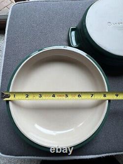 Le Creuset Stoneware 8.5 Plat de cuisson rond en casserole avec couvercle Dutch Oven vert