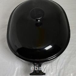 Le Creuset Vintage #33 Cocotte Ovale En Fonte Noire La Mama Enzo Mari 8 Quarts