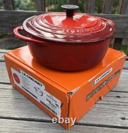 Le Creuset cocotte ronde en fonte émaillée 2,75 qt 22 cm cerise rouge cerise