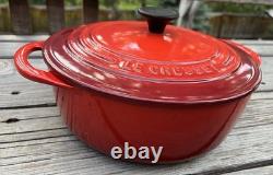 Le Creuset cocotte ronde en fonte émaillée 2,75 qt 22 cm cerise rouge cerise