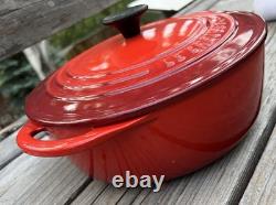 Le Creuset cocotte ronde en fonte émaillée 2,75 qt 22 cm cerise rouge cerise