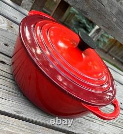 Le Creuset cocotte ronde en fonte émaillée 2,75 qt 22 cm cerise rouge cerise
