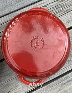 Le Creuset cocotte ronde en fonte émaillée 2,75 qt 22 cm cerise rouge cerise