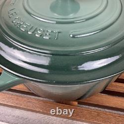Le Creuset cocotte signature en fonte émaillée 5 1/2 qt Artichaut Read