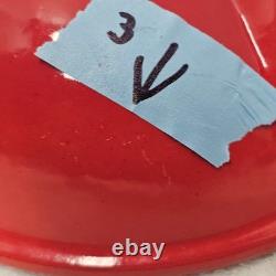 Le Creuset cocotte tomate 2,25 qt en fonte rouge, faitout hollandais neuf sans boîte, rare