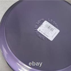 Le Creuset faitout rond en fonte 5,5 qt Bleu Provence Campanule France n°26 neuf LC