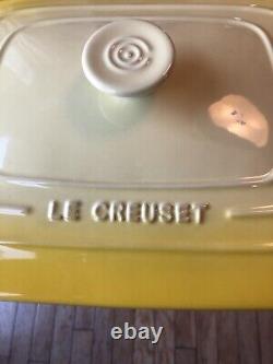 Le couvercle du faitout LE CREUSET jaune dégradé, 10 x 14