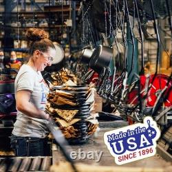 Lodge 10 Quart Four À Dutch En Fonte Pré-Assaisonné Avec Couvercle Et Poignées Doubles