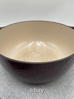 Lodge 6 Quart Enameled Cast Iron Dutch Oven Violet Émaillé Retiré Discontinué
