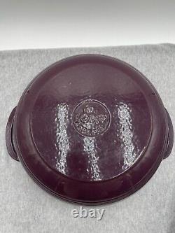 Lodge 6 Quart Enameled Cast Iron Dutch Oven Violet Émaillé Retiré Discontinué