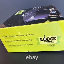 Lodge Color 6 QT cocotte en fonte émaillée violette neuve en boîte, rare, modèle retiré