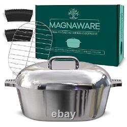 MAGNAWARE Cocotte ovale en fonte d'aluminium de qualité 8 QT 13 Comme MAGNALITE