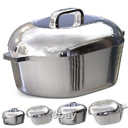 MAGNAWARE Cocotte ovale en fonte d'aluminium de qualité 8 QT 13 Comme MAGNALITE