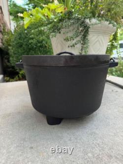 Maca 13 ? Faitout en fonte profonde de camping néerlandais 12 qt. NFB