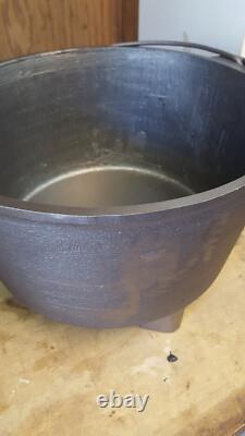 Maca 13 ? Faitout en fonte profonde de camping néerlandais 12 qt. NFB
