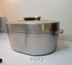 Magnalite 8 Qt Rôtissoire Wagner Ware Country Collection Faitout en Aluminium avec Couvercle