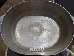 Magnalite Wagner Ware 4265 Rôtisseur Ovale Casserole Hollandaise Avec Grille Et Couvercle 8 Qt
