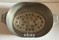 Magnalite Wagner Ware Sidney -0- 4265 P 8 QT Cocotte Rôtissoire Couvercle Trivet USA