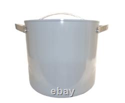 Marmite en céramique antiadhésive Caraway de 12 qt, grise, avec couvercle