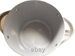 Marmite en céramique antiadhésive Caraway de 12 qt, grise, avec couvercle