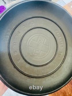 Marmite hollandaise ancienne en fonte Griswold n° 8 Tite-Top avec couvercle, Pennsylvanie, États-Unis
