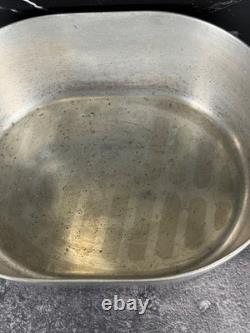 Marmite ovale vintage Magnalite Wagnaware rôtissoire 8 qt 4265 P avec couvercle et dessous-de-plat