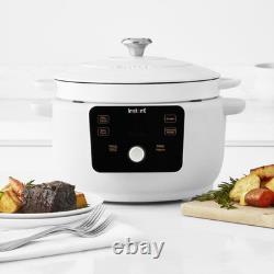 Mijoteuse Instant Dutch Oven, 6 pintes, blanc mat Mijoteuse Instant Dutch Oven, 6 pintes, blanc mat