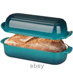 Moule à pain en fonte émaillée avec couvercle, cocotte pour pain au levain maison