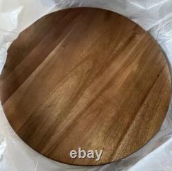 NIB Cocotte en Fonte Émaillée All-Clad avec Couvercle en Acier Inoxydable et Trivet en Bois 4Qt