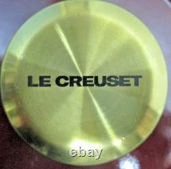 NOB! Le Creuset Cocotte Ronde Signature 5,5 litres en fonte émaillée couleur Bourgogne #26