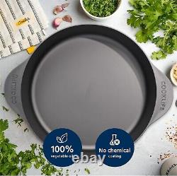 NOUVEAU ! Cocotte en fonte lisse et légère Cooklife de 5,5 quarts avec couvercle pré-assaisonné