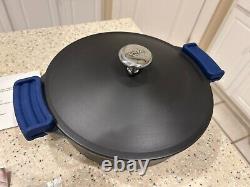 NOUVEAU ! Cocotte en fonte lisse et légère Cooklife de 5,5 quarts avec couvercle pré-assaisonné