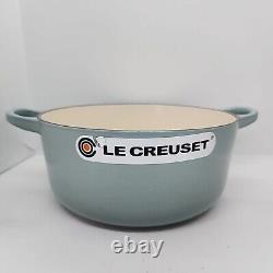 NOUVEAU Le Creuset Faitout Rond en Fonte Émaillée 2,75 Qt. Sel de Mer (SANS Couvercle)