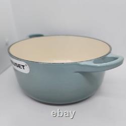 NOUVEAU Le Creuset Faitout Rond en Fonte Émaillée 2,75 Qt. Sel de Mer (SANS Couvercle)