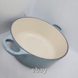 NOUVEAU Le Creuset Faitout Rond en Fonte Émaillée 2,75 Qt. Sel de Mer (SANS Couvercle)