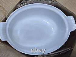 NOUVEAU ! Vintage Le Creuset #26 Cocotte en Fonte Orange FLAMME 6.5 Qt. France