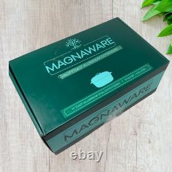 Nouveau faitout ovale en aluminium coulé Magnaware 5 Qt 4,8 L 11 + accessoires en boîte