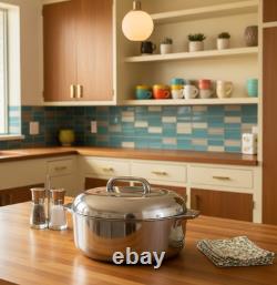 Nouveau faitout ovale en aluminium coulé Magnaware 5 Qt 4,8 L avec accessoires dans une boîte