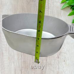 Nouveau faitout ovale en aluminium coulé Magnaware 5 Qt 4,8 L avec accessoires dans une boîte