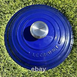 Nouveau faitout rond profond Le Creuset Signature 5L 5 1/4 QT 5.25QT Cobalt sans boîte